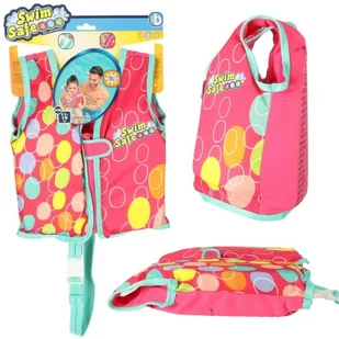 BESTWAY 32176 Kamizelka do pływania dziecięca różowa 1-3lat 11-19kg - Materace dmuchane i koła do pływania - miniaturka - grafika 1