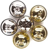 Dekoratorstwo - Dzwoneczki Metalowe 4Cm Mix 6 Szt, Dp Craft - miniaturka - grafika 1