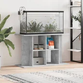 Akwaria i zestawy akwarystyczne - vidaXL Szafka pod akwarium, szarość betonu, 100x40x60 cm - miniaturka - grafika 1