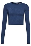 Koszulki i topy damskie - Superdry Koszulka damska z długim rękawem, Marl Marl, 36 - miniaturka - grafika 1