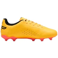 Piłka nożna - Buty piłkarskie Puma King Match FG/AG Jr 107573 (kolor Żółty, rozmiar 38.5) - miniaturka - grafika 1