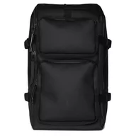 Torby na laptopy - Rains Plecak Charger Backpack 1386 Czarny - miniaturka - grafika 1