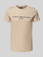 Koszulki męskie - T-shirt z wyhaftowanym logo - miniaturka - grafika 1