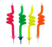 Dekoracje domu - Świeczki urodzinowe spirale A`4 (Świ000008) - miniaturka - grafika 1