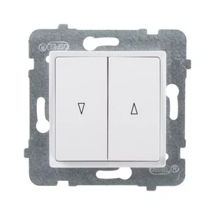 Polmark Włącznik żaluzjowy ROSA biały - Wyłączniki światła i elektryczne - miniaturka - grafika 1