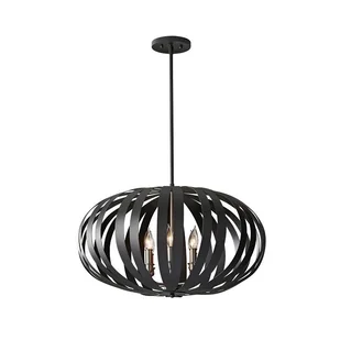 Elstead Lighting Lampa wisząca WOODSTOCK kol. Czarny (FE/WOODSTOCK/P/L) - Feiss- - Lampy sufitowe - miniaturka - grafika 3