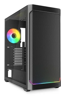 Sharkoon AK4W RGB Strip Midi Tower Czarny - Obudowy komputerowe - miniaturka - grafika 1