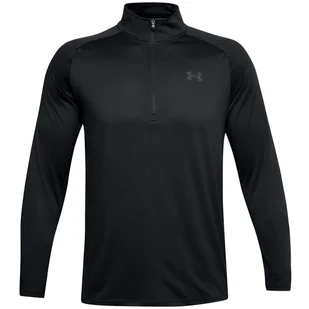 Męska koszulka Under Armour Tech 2.0 1/2 Zip Rozmiar: XL / Kolor: czarny - Koszulki sportowe męskie - miniaturka - grafika 1