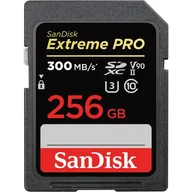 Karty pamięci - SanDisk Extreme PRO SDHC UHS-II V90 300MB/s 256GB - miniaturka - grafika 1