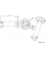 Alarmy - Hikvision DS-1661ZJ uchwyt sufitowy - miniaturka - grafika 1