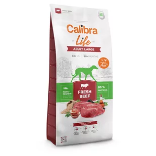 Calibra Life Adult Large Breed, ze świeżą wołowiną - 2 x 12 kg - Sucha karma dla psów - miniaturka - grafika 1