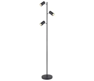 Globo 57910SB - Lampa podłogowa ROBBY 3xGU10/5W/230V czarna - Lampy stojące - miniaturka - grafika 1