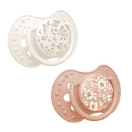 Smoczki uspokajające - Lovi smoczek uspokajający silikonowy dynamiczny Blossom Ivory 0-6 miesięcy 2 sztuki - miniaturka - grafika 1