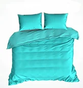 Pościel - pościel z flaneli 180x200 + 2x poszewka F 245 turkus - miniaturka - grafika 1