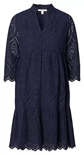 ESPRIT Maternity Sukienka z haftem z dziurkami i funkcją karmienia, Night Sky Blue - 485, 38 - Sukienki ciążowe - miniaturka - grafika 1