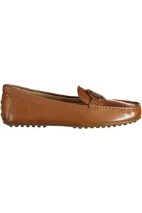 BRĄZOWE BUTY DAMSKIE RALPH LAUREN BROWN - Portfele - miniaturka - grafika 1