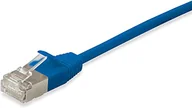 Kable miedziane - Equip Patchkabel Cat6A S/FTP 2xRJ45 5.00m blau SSTP Slim 606137 - miniaturka - grafika 1