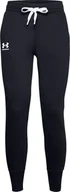 Spodnie sportowe damskie - Under Armour Czarny M - miniaturka - grafika 1