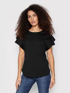 Koszulki i topy damskie - Benetton United Colors Of T-Shirt 3I1XD1007 Czarny Regular Fit - grafika 1