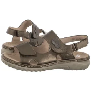 Sandały Brązowe 60462-90 Bronze (RI264-a) Rieker - Sandały damskie - miniaturka - grafika 1