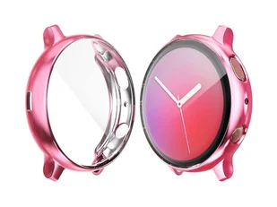Etui silikonowe Alogy case do Galaxy Watch Active 2 44mm Różowe złoto + 4x Folia ochronna 3mk - Akcesoria do smartwatchy - miniaturka - grafika 4