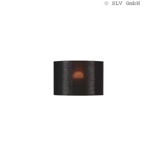 SLV SPOTLINE FENDA abażur D300 H200 czarny/miedź 155592 - Oprawy, klosze i abażury - miniaturka - grafika 1
