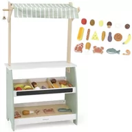 Zabawki interaktywne dla dzieci - VIGA PolarB Drewniane Stoisko Targowe Stragan Sklep - miniaturka - grafika 1