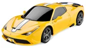 Zabawki zdalnie sterowane - Ferrari 458 Speciale A 1:24 Rastar 71900 samochód sterowany żółty - miniaturka - grafika 1