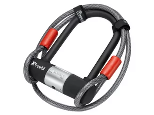 Magnum Zapięcie U-lock 3039 czarny-szary / Rozmiar: 120 cm 9 x 14 cm 3039 - Zabezpieczenia do roweru - miniaturka - grafika 1