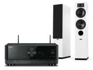 Kino domowe - Yamaha RX-V6A (czarny) + Tesi 5 (biały) - miniaturka - grafika 1