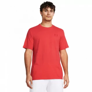 Koszulki sportowe męskie - Męski t-shirt z nadrukiem Under Armour UA M Sportstyle LC SS - czerwony - UNDER ARMOUR - grafika 1