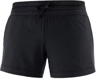 Spodnie sportowe damskie - Salomon Spodenki Comet Short W Black C10293 - grafika 1