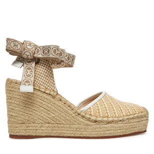 Espadryle Coccinelle E4 SRK 32 01 01 Beżowy - Espadryle damskie - miniaturka - grafika 1