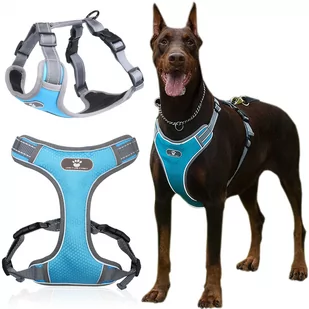 Szelki dla psa ASTRO błękitne rozmiar XL - Szelki dla psów - miniaturka - grafika 1