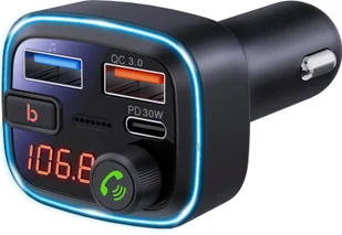 Transmiter samochodowy FM z funkcją bluetooth - Transmitery FM - miniaturka - grafika 1