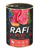 Mokra karma dla psów - Dolina Noteci Rafi z wołowina 400g 41830-uniw - miniaturka - grafika 1