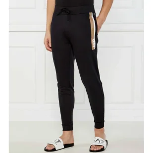 BOSS BLACK Spodnie dresowe Authentic Regular Fit - Piżamy męskie - miniaturka - grafika 1