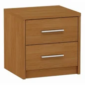 Szafki nocne - Klasyczna szafka nocna z szufladami olcha F5-P25 - miniaturka - grafika 1