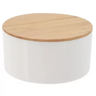 Organizer na kosmetyki z lusterkiem kwadratowy 13 x 13 x 7 cm None - Pojemniki łazienkowe - miniaturka - grafika 1