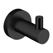 Wieszaki łazienkowe - Omnires Haczyk czarny mat Modern Project MP60110BL - miniaturka - grafika 1