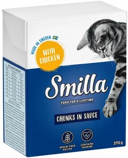 Smilla kawałeczki w sosie, 6 x 370 g - Kurczak - Mokra karma dla kotów - miniaturka - grafika 1