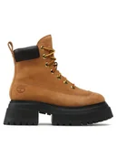 Botki damskie - Timberland Botki Sky 6In LaceUp TB0A2KMU2311 Brązowy - miniaturka - grafika 1