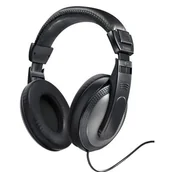 Słuchawki - Słuchawki nauszne HAMA Shell 6M Czarny - miniaturka - grafika 1