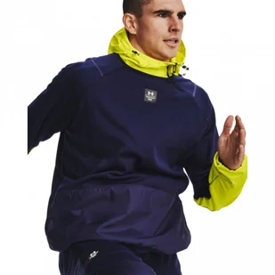 Męska bluza treningowa Under Armour UA RUSH Fleece Hoodie - granatowa - UNDER ARMOUR - Bluzy sportowe męskie - miniaturka - grafika 1