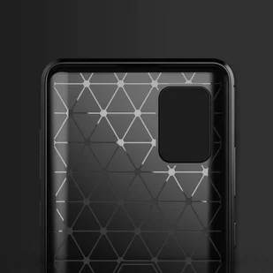 Carbon Case elastyczne etui pokrowiec Samsung Galaxy A51 5G niebieski - Etui i futerały do telefonów - miniaturka - grafika 6
