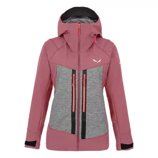 Kurtki damskie - Softshell Zimowy Damski Salewa Comici Sw/Dst - mauvemood - grafika 1