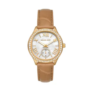 Zegarek Zegarek Michael Kors Sage MK4819 Brązowy - Zegarki damskie - miniaturka - grafika 1
