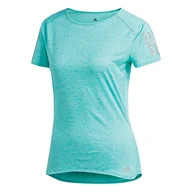 Koszulki i topy damskie - adidas Damska koszulka Response W, Przezroczysty miętowy/Hi-res Aqua, M - miniaturka - grafika 1