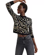 Swetry damskie - Desigual JERS_estrasburgo sweter damski, wielokolorowy, XS - miniaturka - grafika 1