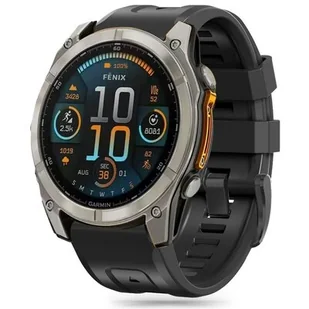 Pasek TECH-PROTECT Silicone do Garmin Fenix 5S/5S Plus/6S/6S Pro/7S/8 (43 mm) Czarny - Akcesoria do smartwatchy - miniaturka - grafika 1